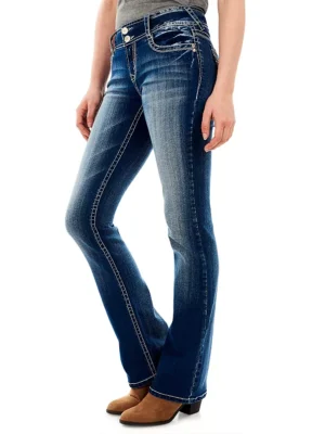 Juniors' WallFlower Insta Stretch® Luscious Curvy Bootcut Jeans