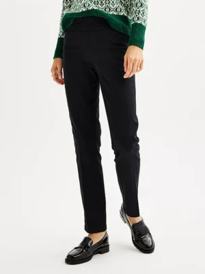 Women's Croft & Barrow® Effortless Stretch Pull-On Straight-Leg Pants