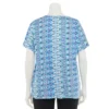 Plus Size Croft & Barrow® Essential Crewneck Top