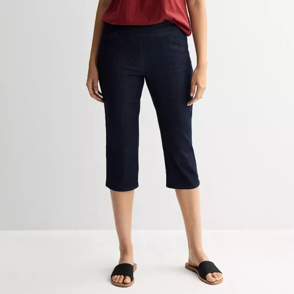 Women's Croft & Barrow® Effortless Pull-On Capris