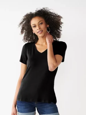 Women's Nine West Essential V-Neck T-Shirt