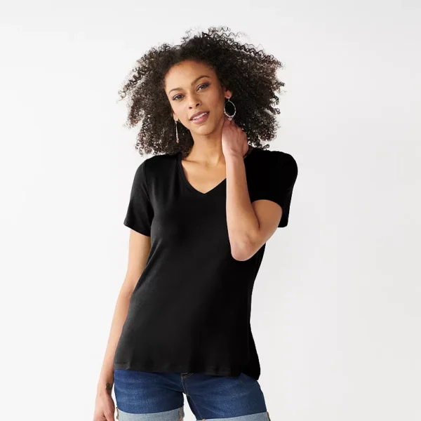 Women's Nine West Essential V-Neck T-Shirt