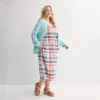 Plus Size Croft & Barrow® Smocked Midi Dress