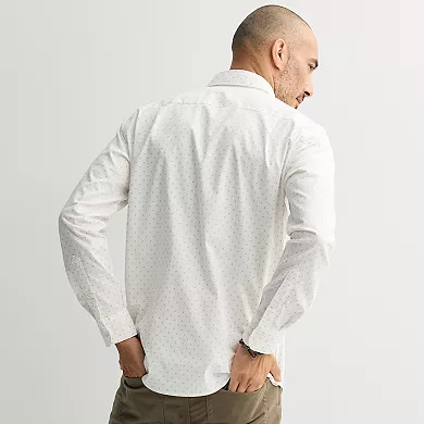 Men's Sonoma Goods For Life® Long Sleeve Performance Button-Down Shirt