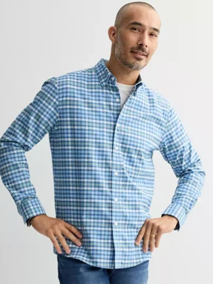 Men's Sonoma Goods For Life® Long Sleeve Performance Button-Down Shirt
