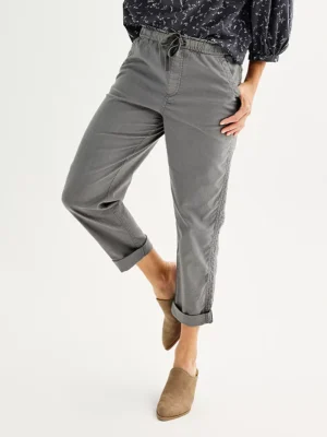 Petite Sonoma Goods For Life® Easy Paper Bag Waist Capri Pants
