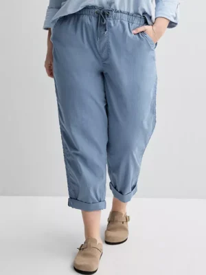 Plus Size Sonoma Goods For Life® Easy Paper Bag Waist Capri