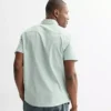 Men's FLX Tech Mesh Slim-Fit Short Sleeve Button-Down