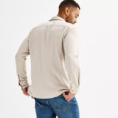 Men's Sonoma Goods For Life® Supersoft Flannel Button-Down Shirt