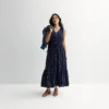 Women's Sonoma Goods For Life® Femme Button Bodice Maxi Dress