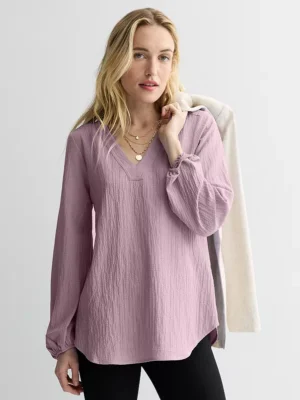 Women's Nine West Long Sleeve Tunic