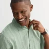 Men's Apt. 9® Short Sleeve Embroidered Button-Down Shirt