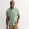 Men's Apt. 9® Short Sleeve Embroidered Button-Down Shirt