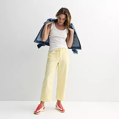 Women's Sonoma Goods For Life® High Rise Wide Leg Ankle Pants
