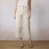 Women's LC Lauren Conrad Wildflower Super High Rise Wide Leg Crop Pants